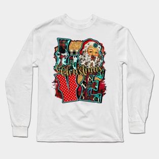 Western Christmas Love Long Sleeve T-Shirt